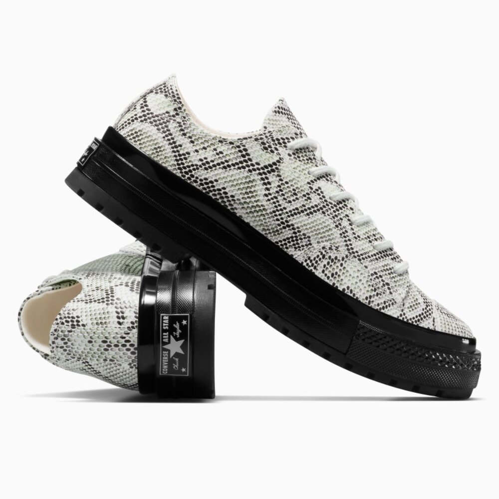 CONVERSE Chuck 70 Formal Suede Snake Oxford Boat Shoe Mens Size 9.5/10 READ NEW - Picture 11 of 16